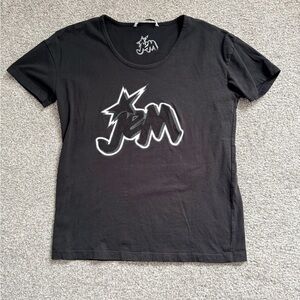 Jem & the Hallowgrams Black Tee with Studded Detail